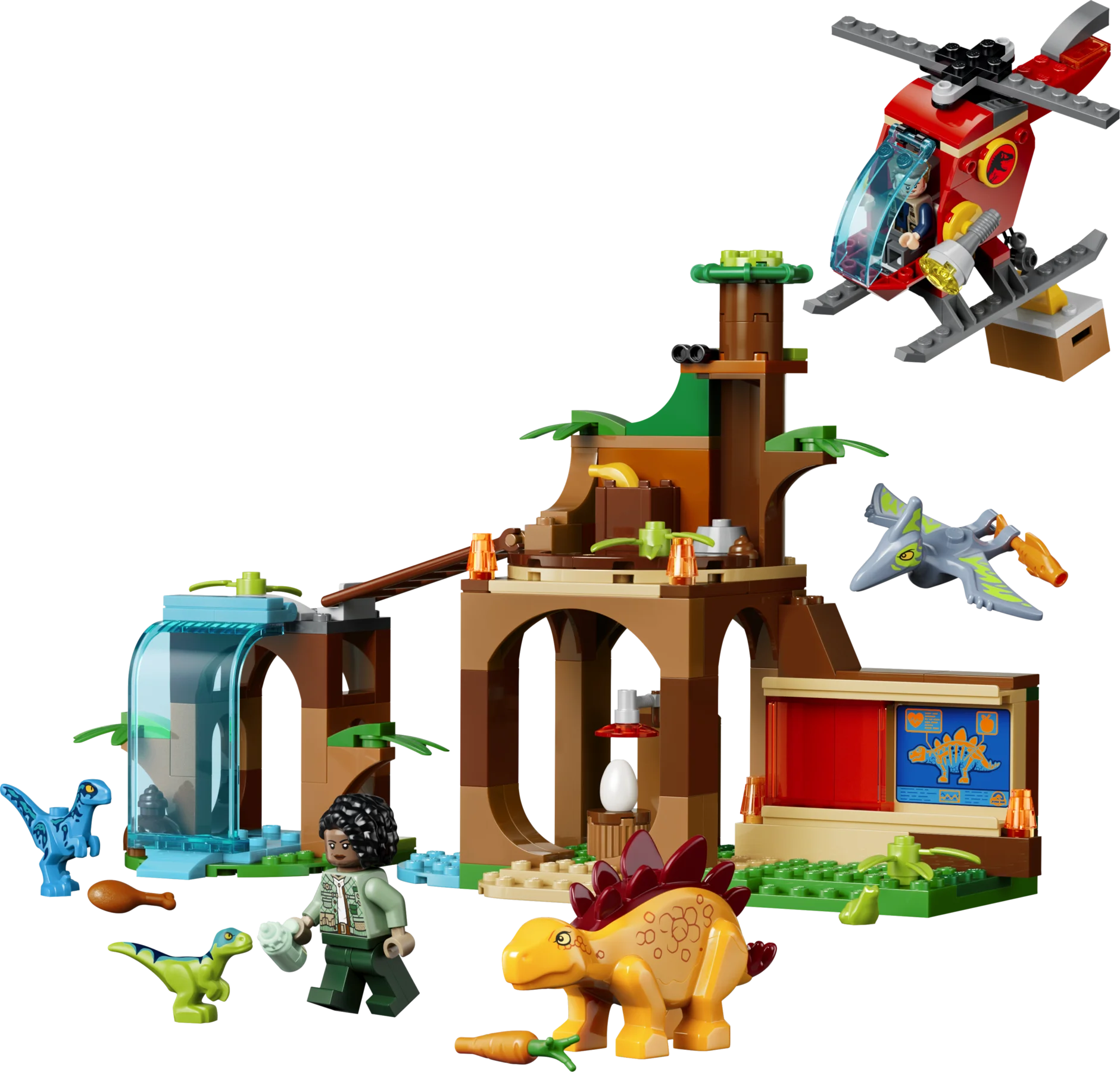 Velociraptor, Stegosaurus & Pteranodon Rescue