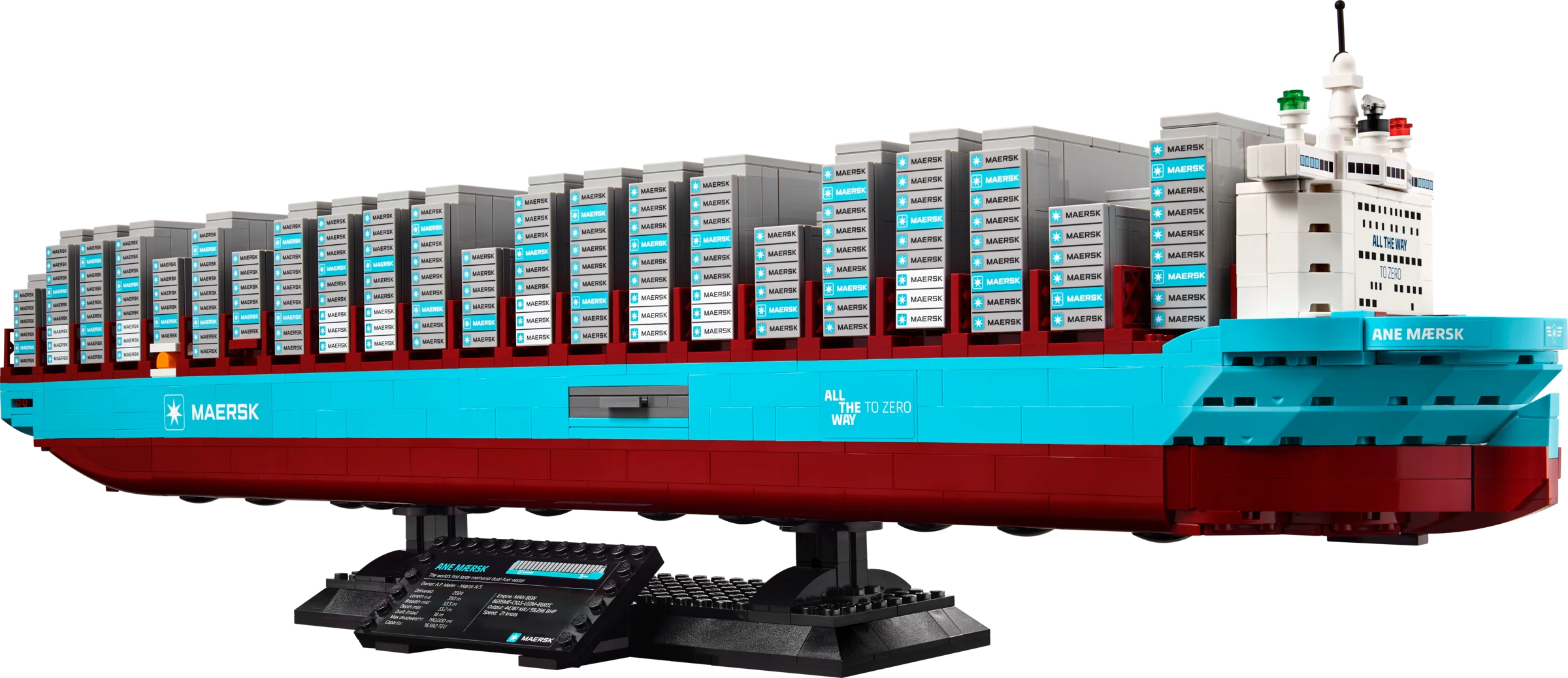 Maersk Dual-Fuel Container Vessel - Source The LEGO GroupMaersk Dual-Fuel Container Vessel