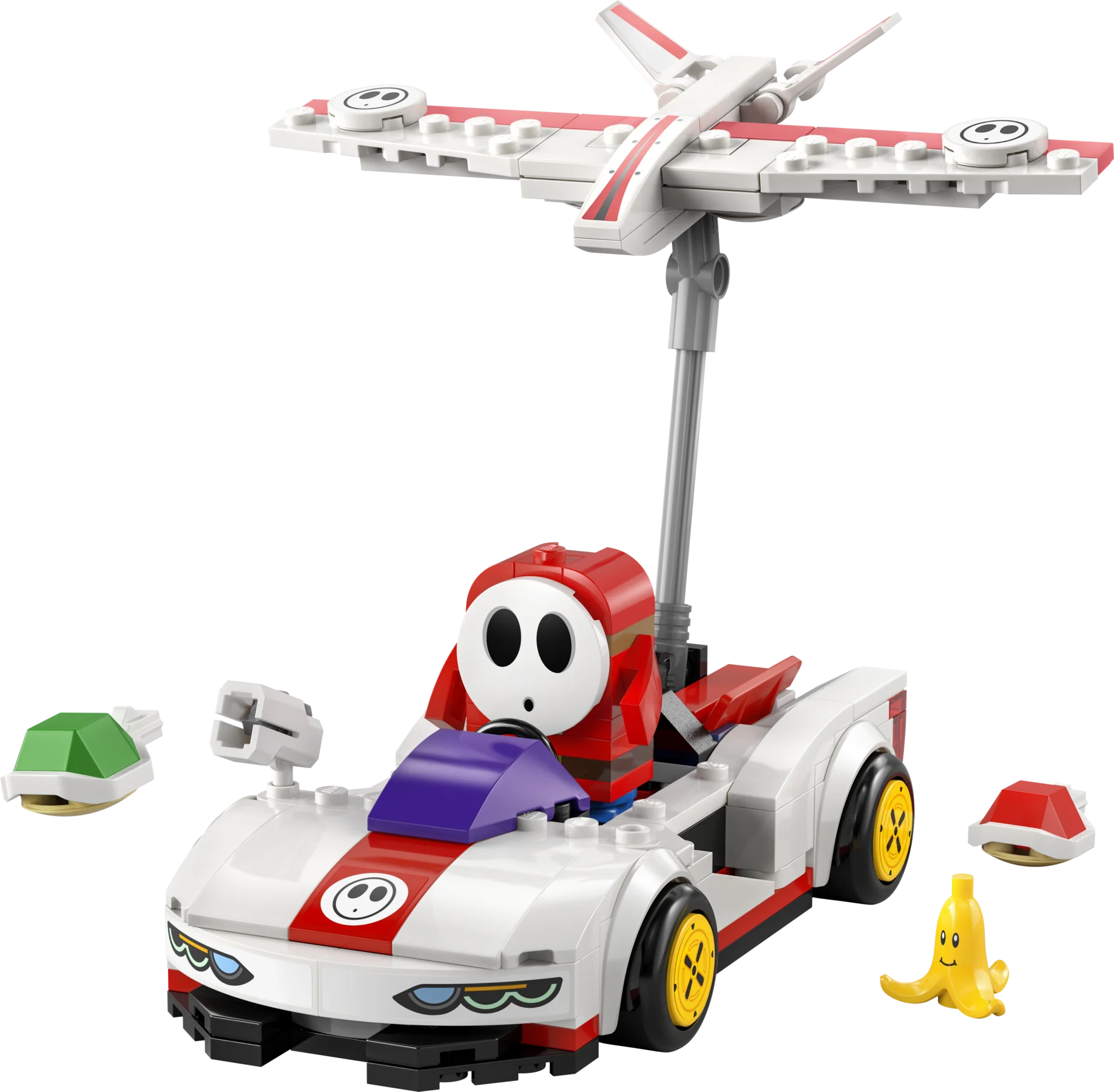 Mario Kart – Shy Guy & P-Wing - Source The LEGO GroupMario Kart – Shy Guy & P-Wing
